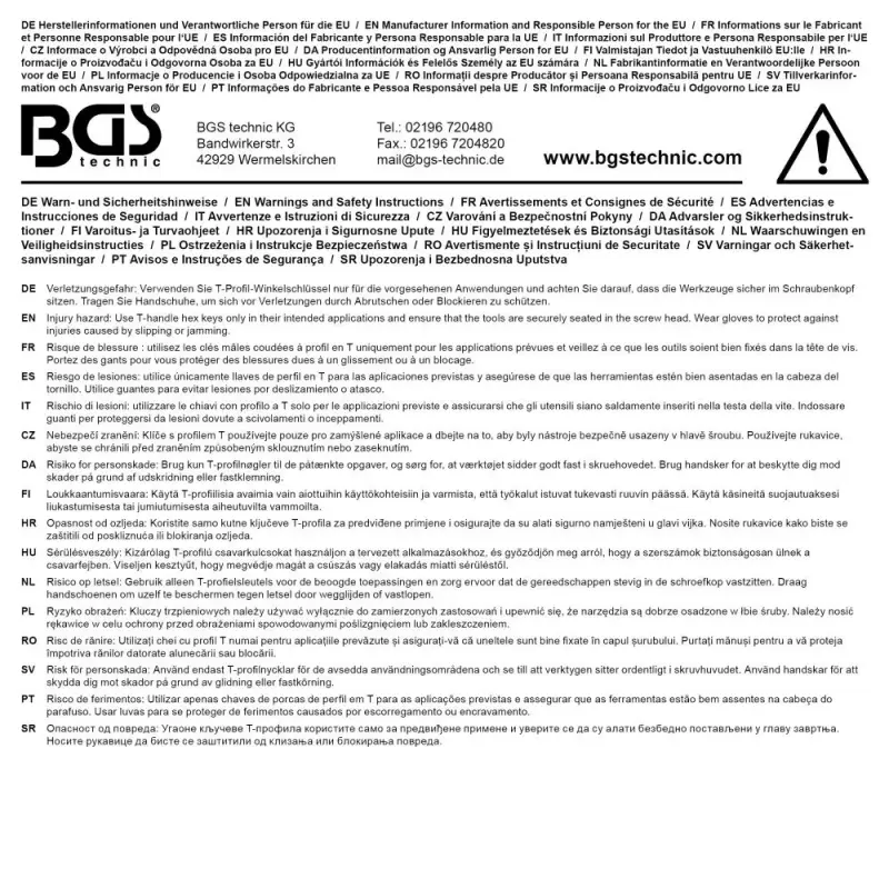 Zástrčné klíče T10 ÷ T50 Multicolour, kulovou hlavou (Sada 9 ks) BGS1074467 (BGS1074467)