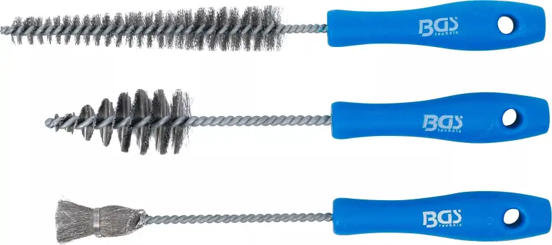 Ruční kartáče BGS1074575 na čištění dieselových vstřikovačů (Sada 3 ks) (BGS1074575)