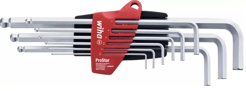 Zástrčné šestihranné klíče Wiha 07185 (inbus) 1,5 ÷ 10 mm sada 9 dílů (WIHA07185)