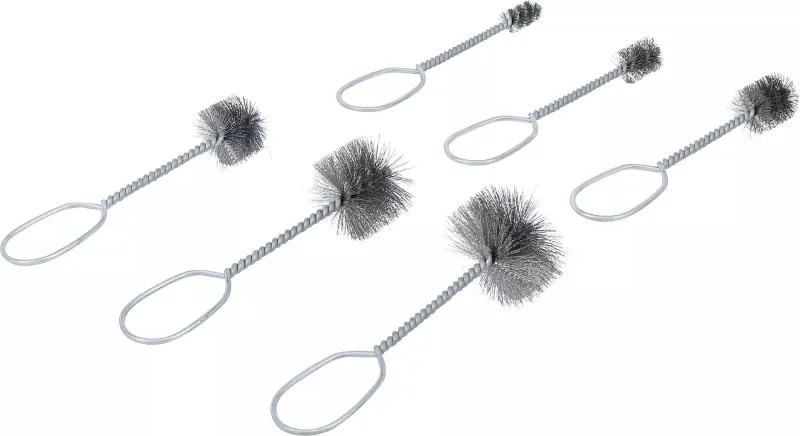 Drátěné kartáče na čištění otvorů BGS1074576 (Sada 6 ks) (BGS1074576)