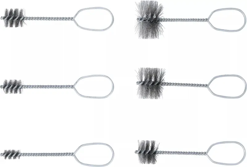 Drátěné kartáče na čištění otvorů BGS1074576 (Sada 6 ks) (BGS1074576)