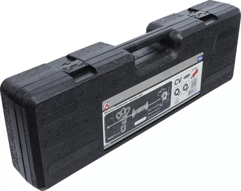 Reverzní kladivo BGS107683, včetně stahováků. Sada 16 dílů (BGS107683)