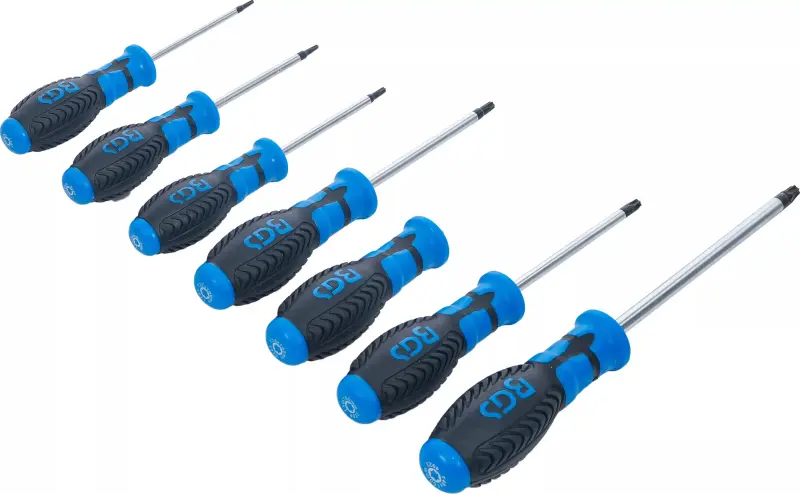 Sada šroubováků T-profil (Torx) T10 ÷ T40 BGS107846 (7 dílů, CV-S2) (BGS107846)