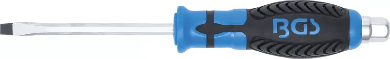 Plochý šroubovák 6 x 100 mm BGS107919, s vnějším šestihranem (BGS107919)