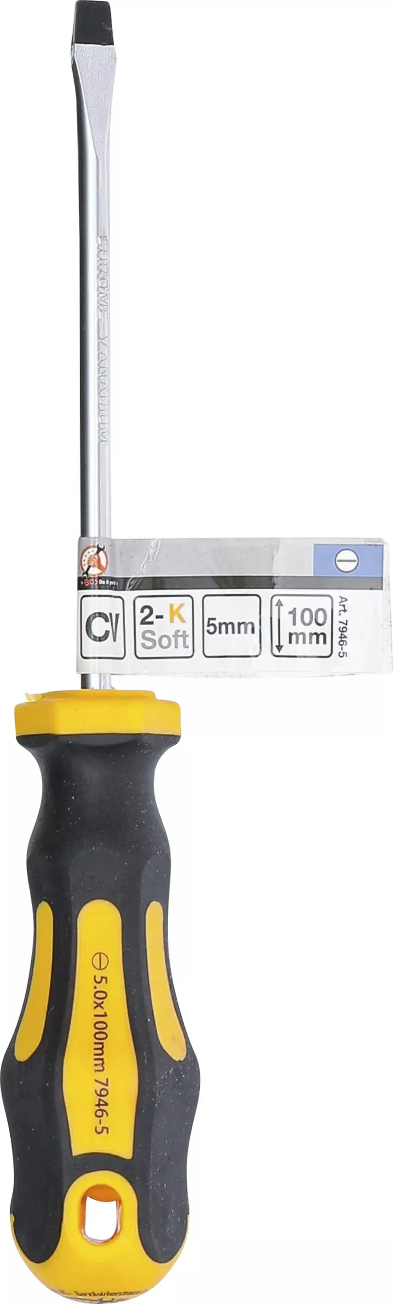 Plochý šroubovák Kraftmann 5,0 x 100 mm BGS107946-5 (BGS107946-5)